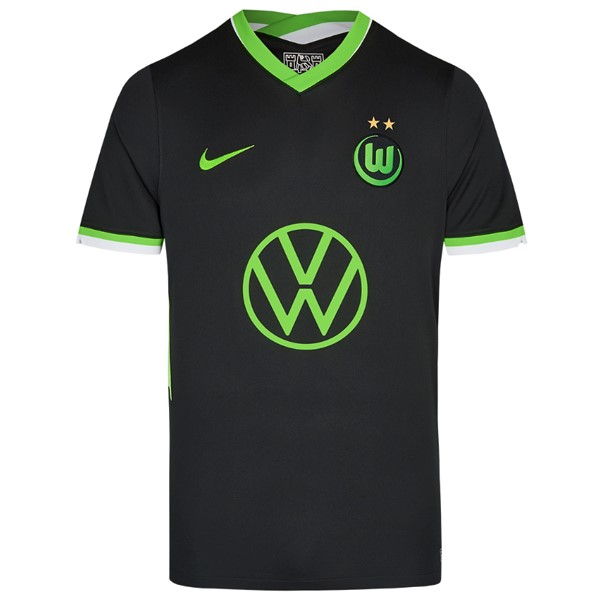 Tailandia Camiseta Wolfsburgo 2ª Kit 2020 2021 Verde Marino